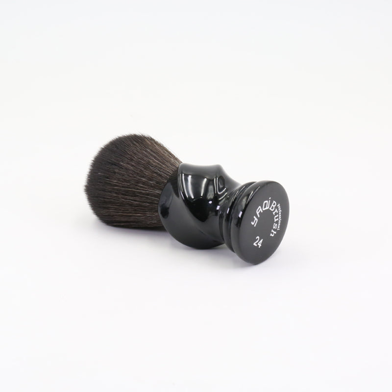 YAQI TWIST 24mm Synthetic Hair Resin Handle Men Wet Shaving Brush