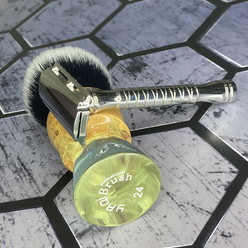 Yaqi Cavern Lake Tuxedo Knot Men Wet Shaving Brush