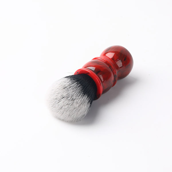 Yaqi Red Marble 24MM Men's Synthetic Hair Beard Brush Shaving Brush