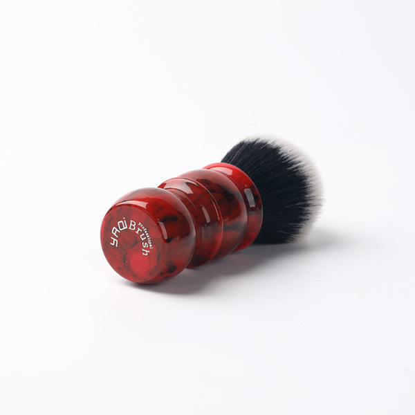 Yaqi Red Marble 24MM Men's Synthetic Hair Beard Brush Shaving Brush