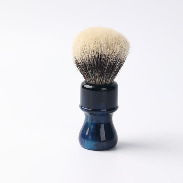 YAQI 24MM Mysterious Space Color Handle Two Band Badger Hair Knot Men Shaving Brushes