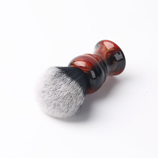 Yaqi 28mm Tuxedo Synthetic Knot Men's Shaving Brush for men