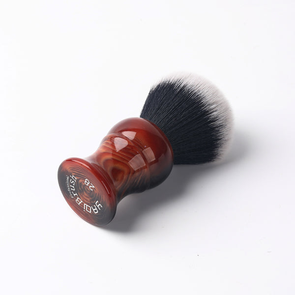 Yaqi 28mm Tuxedo Synthetic Knot Men's Shaving Brush for men