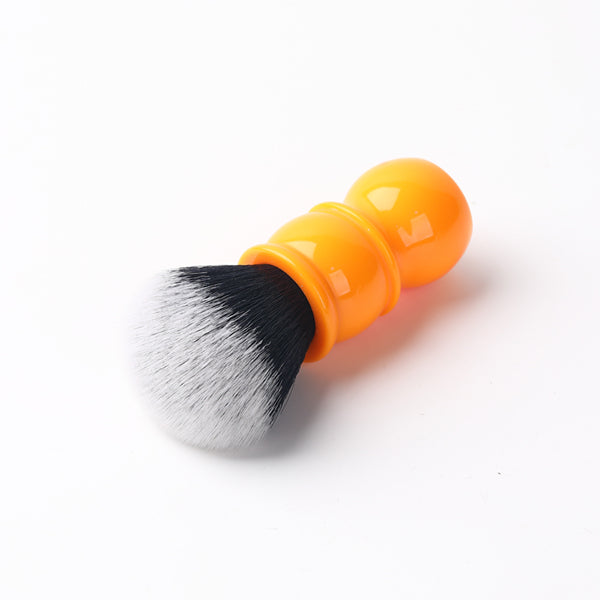 Yaqi 24mm Soft Synthetic Hair Good Tuxedo Knot Orange Handle Shaving Brushes