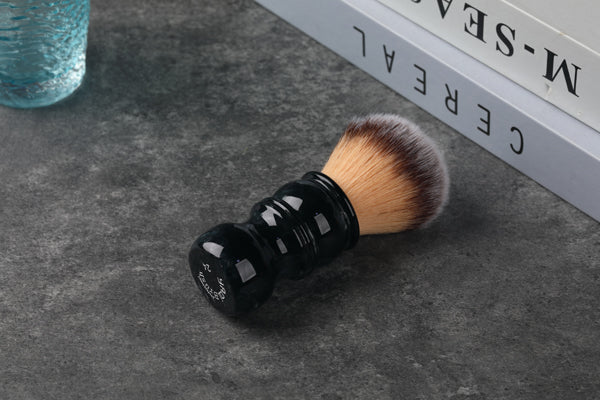 Yaqi 24MM Men's Shaving Brush Resin Handle Nylon For Men Clearance Beard Professional Barber Face Cleaning Shaving Brush Tool