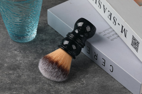Yaqi 24MM Men's Shaving Brush Resin Handle Nylon For Men Clearance Beard Professional Barber Face Cleaning Shaving Brush Tool