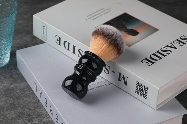 Yaqi 24MM Men's Shaving Brush Resin Handle Nylon For Men Clearance Beard Professional Barber Face Cleaning Shaving Brush Tool