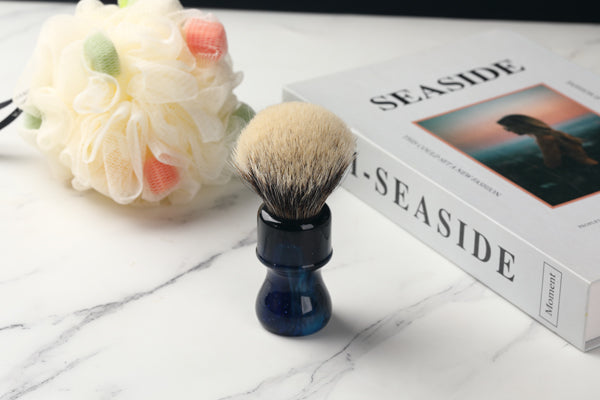 YAQI 24MM Mysterious Space Color Handle Two Band Badger Hair Knot Men Shaving Brushes