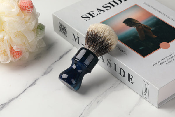 YAQI 24MM Mysterious Space Color Handle Two Band Badger Hair Knot Men Shaving Brushes