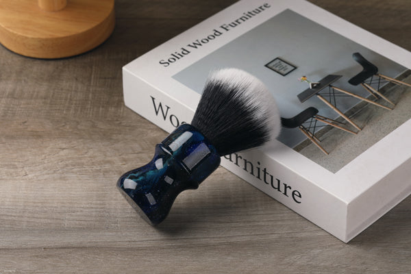 YAQI 26MM Mysterious Space Color Handle Tuxedo Shaving Brush