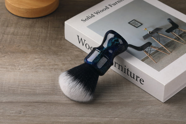 YAQI 26MM Mysterious Space Color Handle Tuxedo Shaving Brush