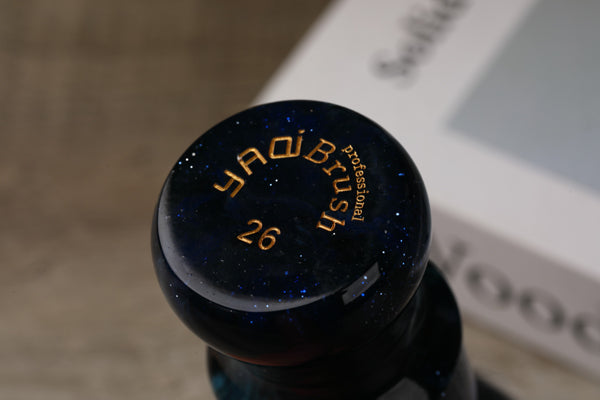 YAQI 26MM Mysterious Space Color Handle Tuxedo Shaving Brush