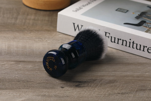 YAQI 26MM Mysterious Space Color Handle Tuxedo Shaving Brush