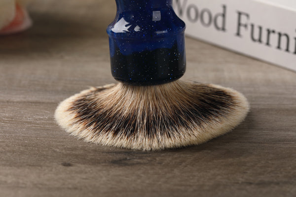 24MM Yaqi Mysterious Space Color Handle Silvertip Badger Hair Knot Men Shaving Brushes