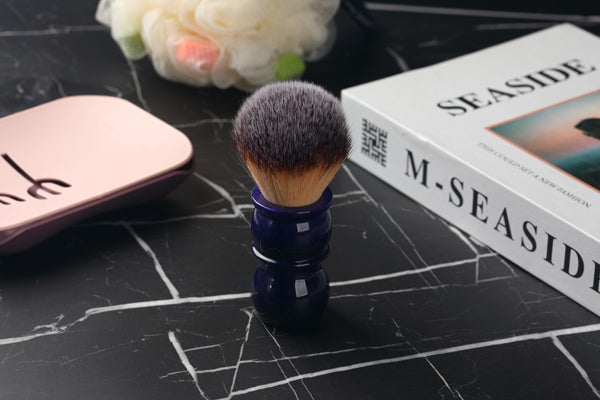 24MM Yaqi Bluish Violet Synthetic Hair Shaving Brush