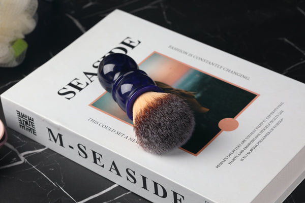 24MM Yaqi Bluish Violet Synthetic Hair Shaving Brush