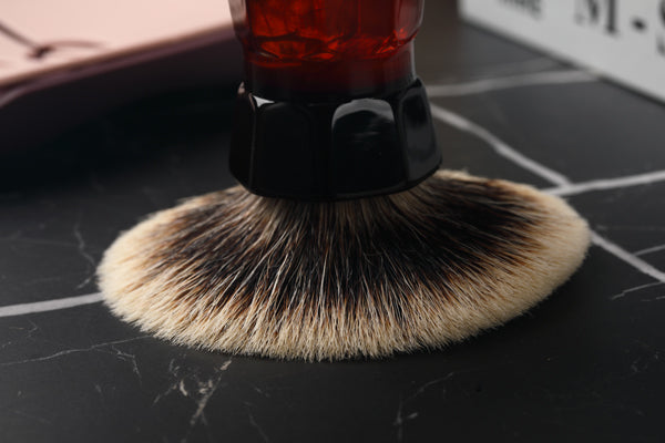 Yaqi 26mm Moka Express Two Band Badger Hair Men's Beard Shaving Brush