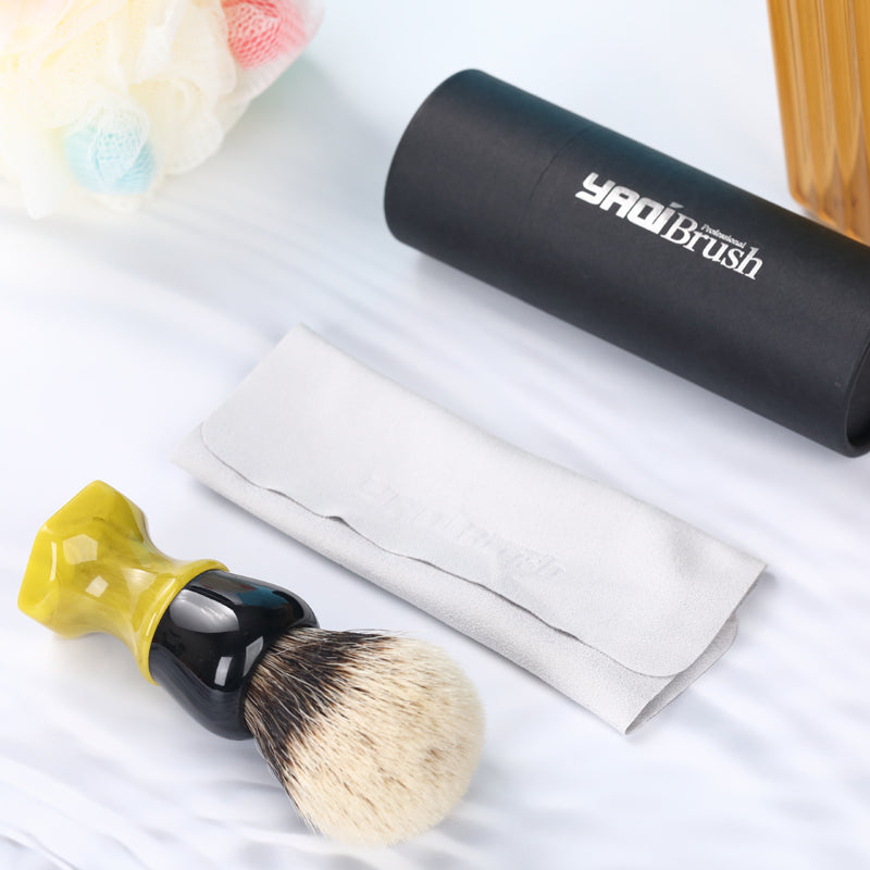 YAQI 24MM Ever-Hopeful Two Band Badger Hair Men Wet Shaving Brush