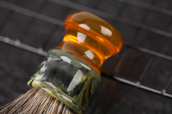 YAQI 22MM Sagrada Familia 100% Pure Badger Hair Resin Handle Men Wet Shave Brushes