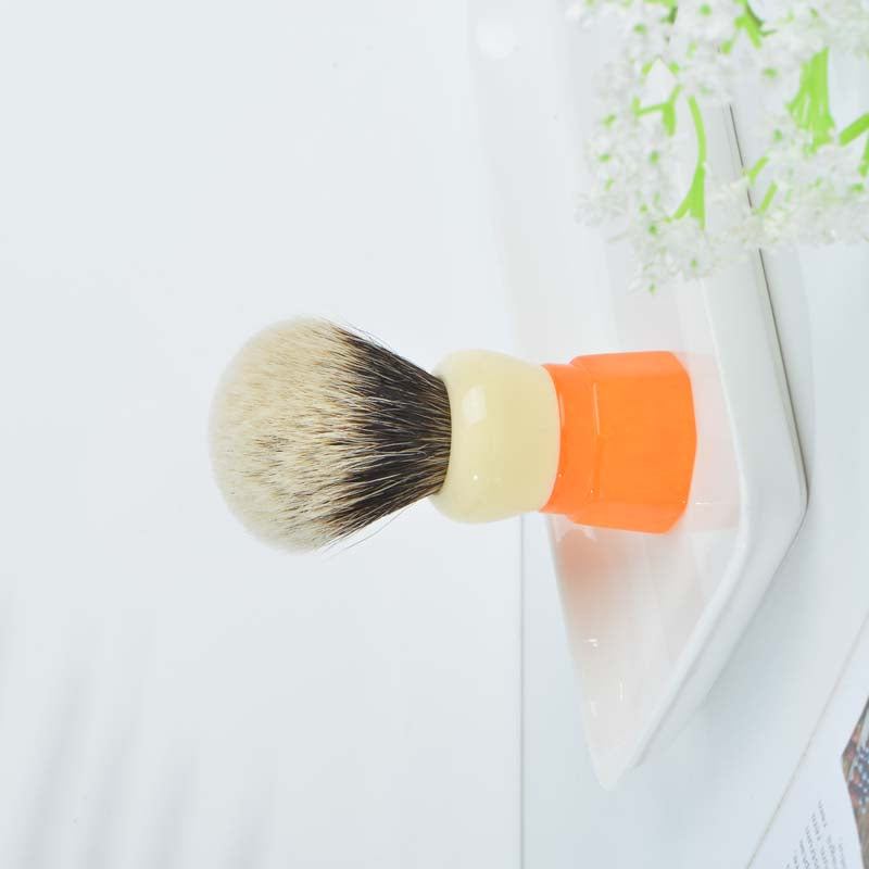 YAQI Ever-Helpful Two Band Badger Hair Mens Wet Shaving Brush Facial Beard Cleaning Shave Tool
