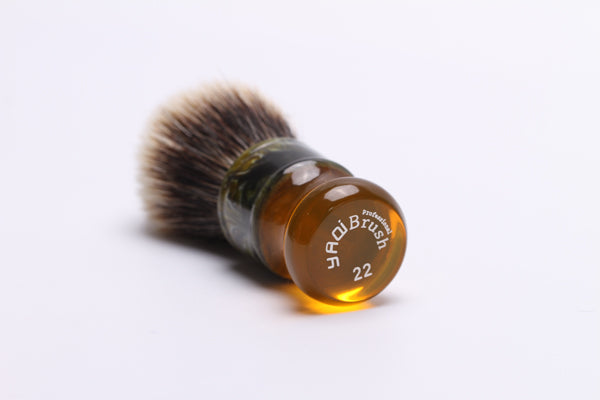 YAQI 22MM Sagrada Familia Two Band Badger Hair Resin Handle Men Wet Shave Brushes