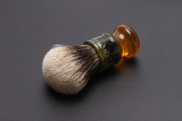 YAQI 22MM Sagrada Familia Two Band Badger Hair Resin Handle Men Wet Shave Brushes