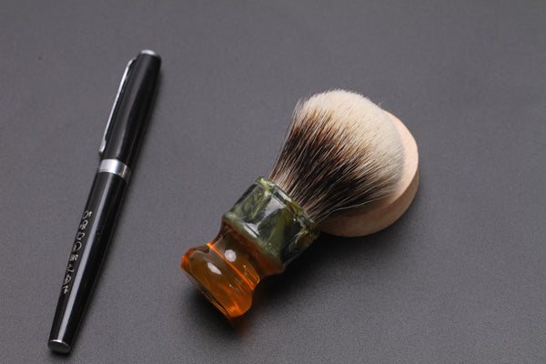 YAQI 22MM Sagrada Familia Two Band Badger Hair Resin Handle Men Wet Shave Brushes