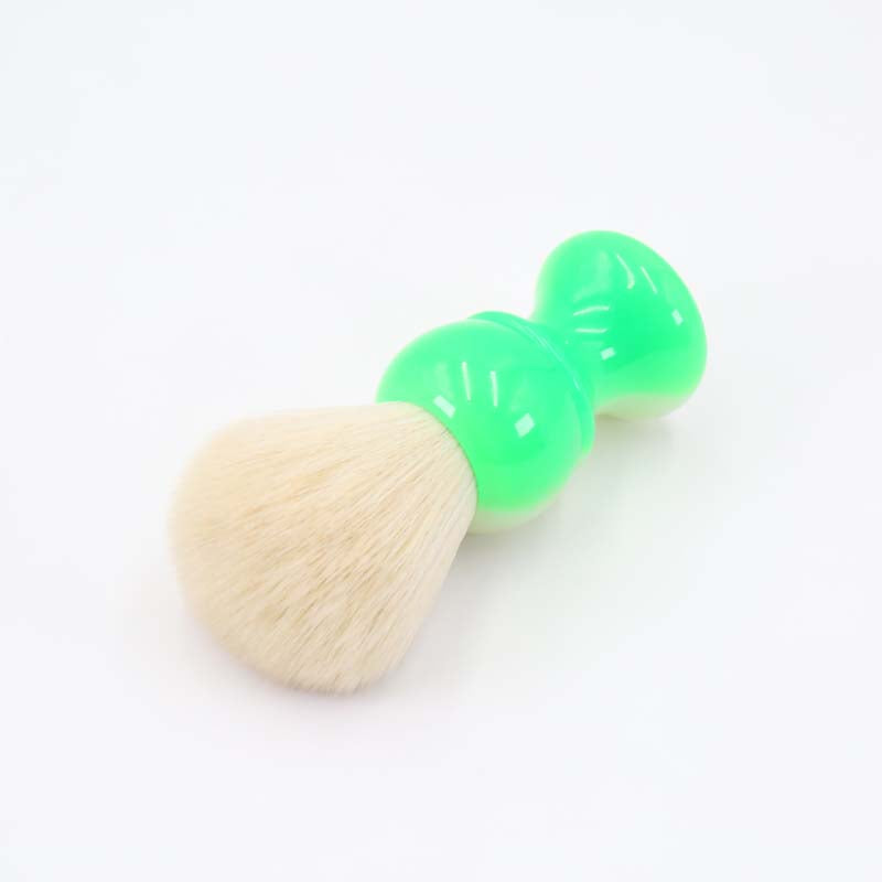 YAQI JANUS BIFRONS 24mm Synthetic Cashmere Knot Mens Shaving Brush With Dark Seen Handle