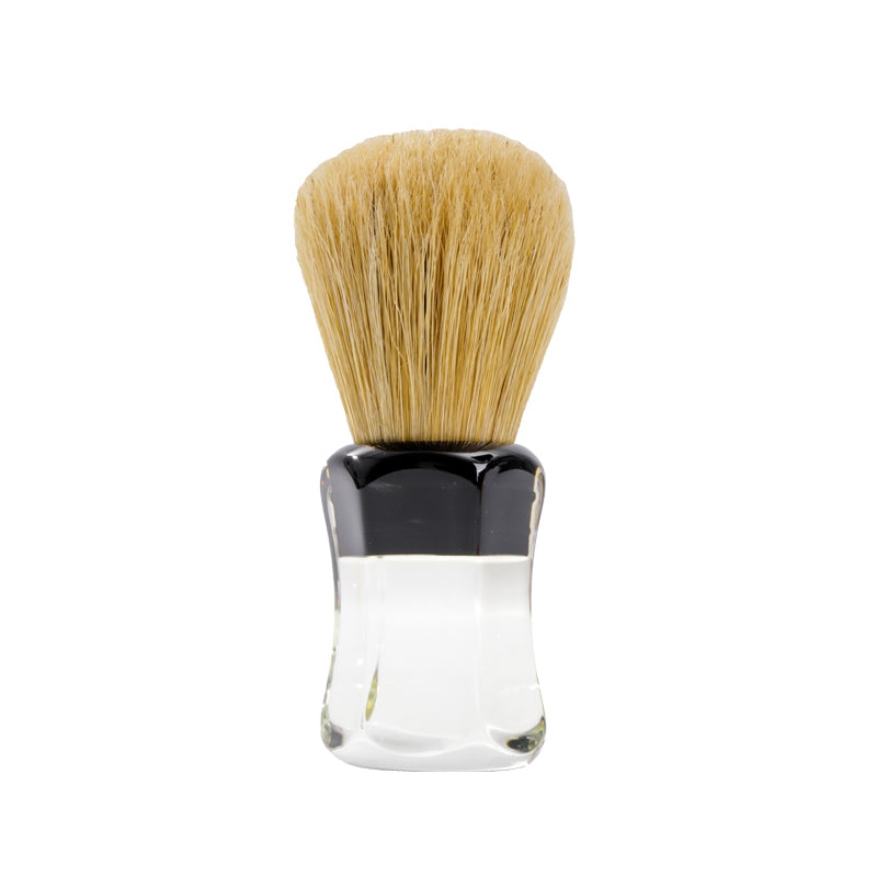 YAQI  Robin Clear Handle Men Wet Bristle Shaving Brush