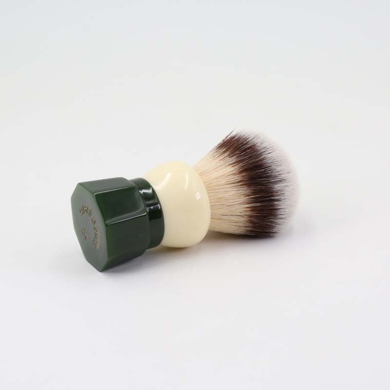 YAQI Green Obsidian Synthetic Hair Mens Wet Shaving Brush