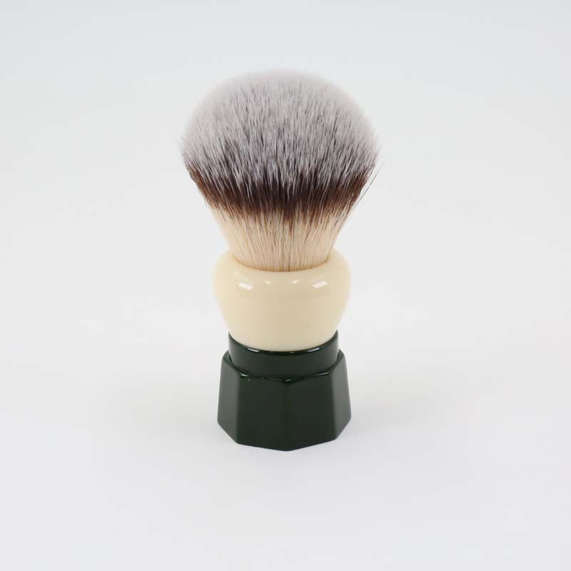 YAQI Green Obsidian Synthetic Hair Mens Wet Shaving Brush