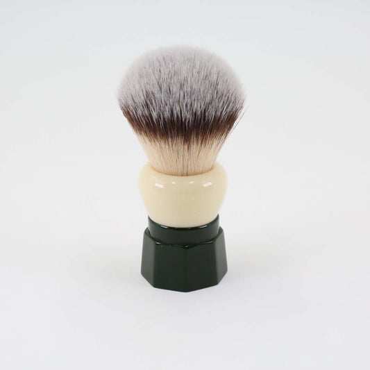 YAQI Green Obsidian Synthetic Hair Mens Wet Shaving Brush