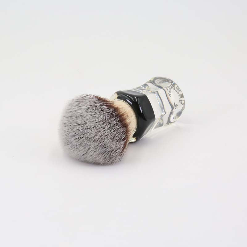 Yaqi Robin Synthetic Hair Clear Handle Men Wet Shaving Brush