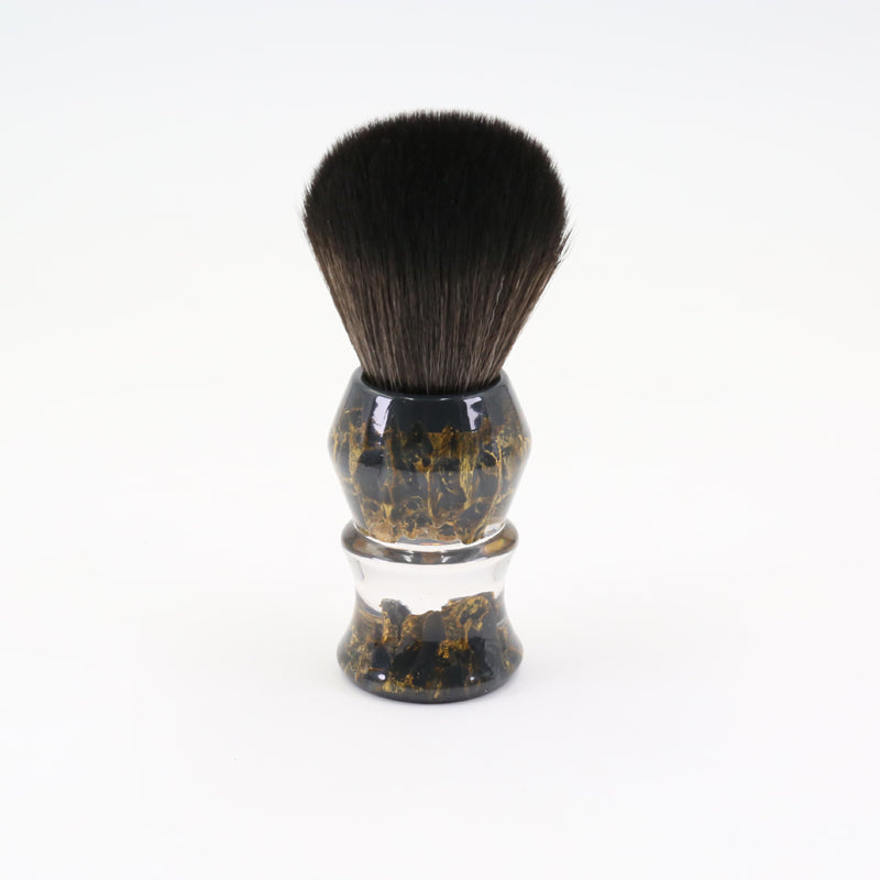 YAQI DEEP STONES 24mm Synthetic Hair Resin Handle Men Wet Shaving Brush