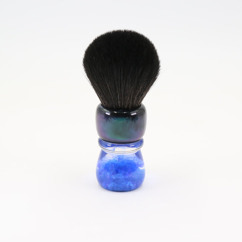 YAQI OCEAN 28mm Synthetic Hair Resin Handle Men Wet Shaving Brush