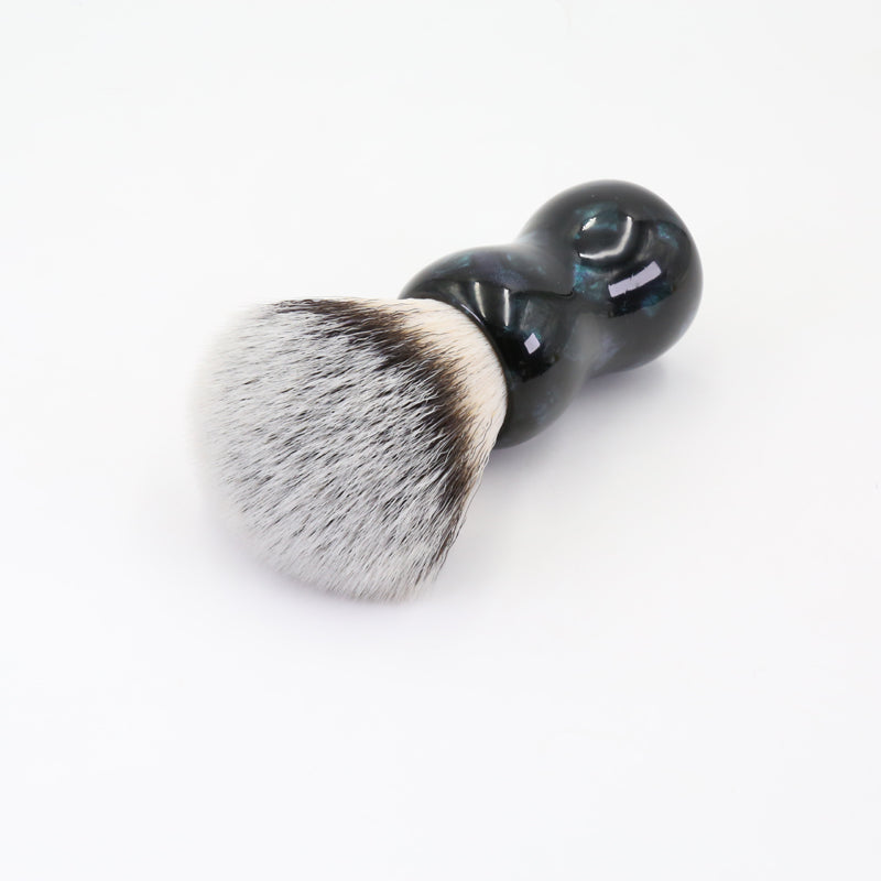 YAQI Night Emerald 26mm Synthetic Hair Resin Handle Men Wet Shaving Brush