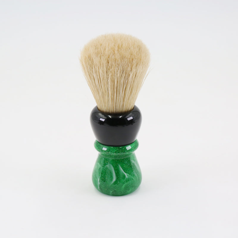 YAQI Green Viper 24MM Boar Bristle Handle Shaving Brush for man wet shaving