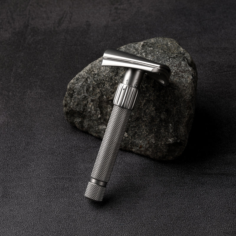 Yaqi Matte Version Torqx Stainless Steel Slant Adjustable Safety Razor
