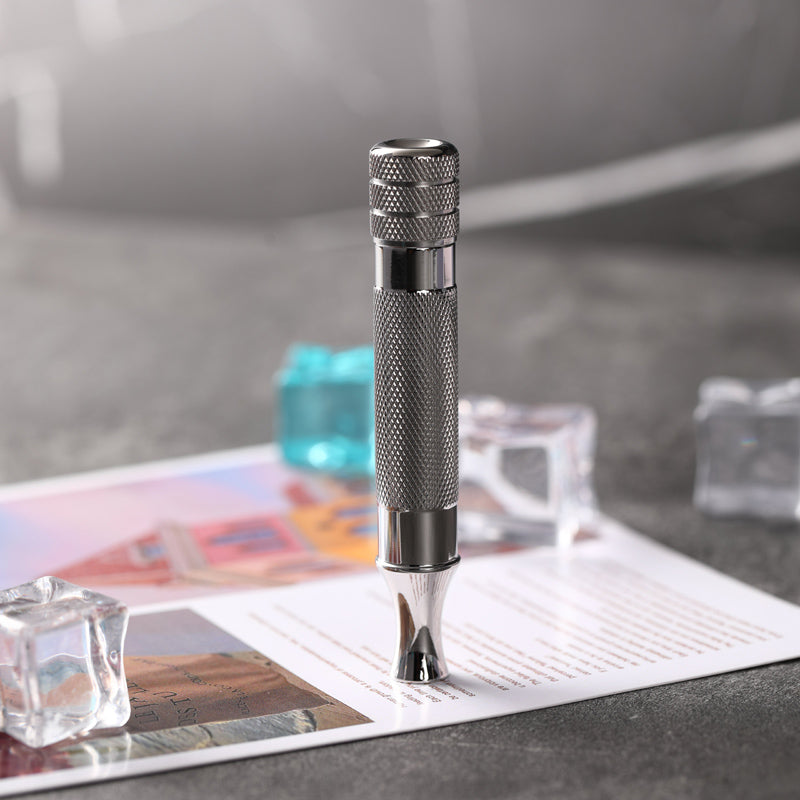 Yaqi Diagonal Stainless Steel Safety Razor Handle