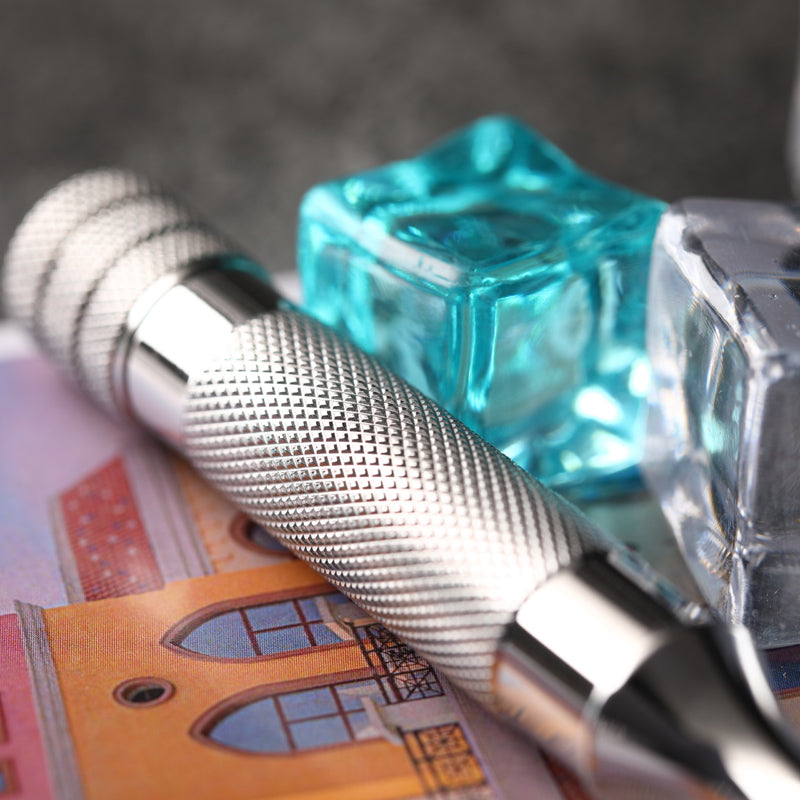 Yaqi Diagonal Stainless Steel Safety Razor Handle