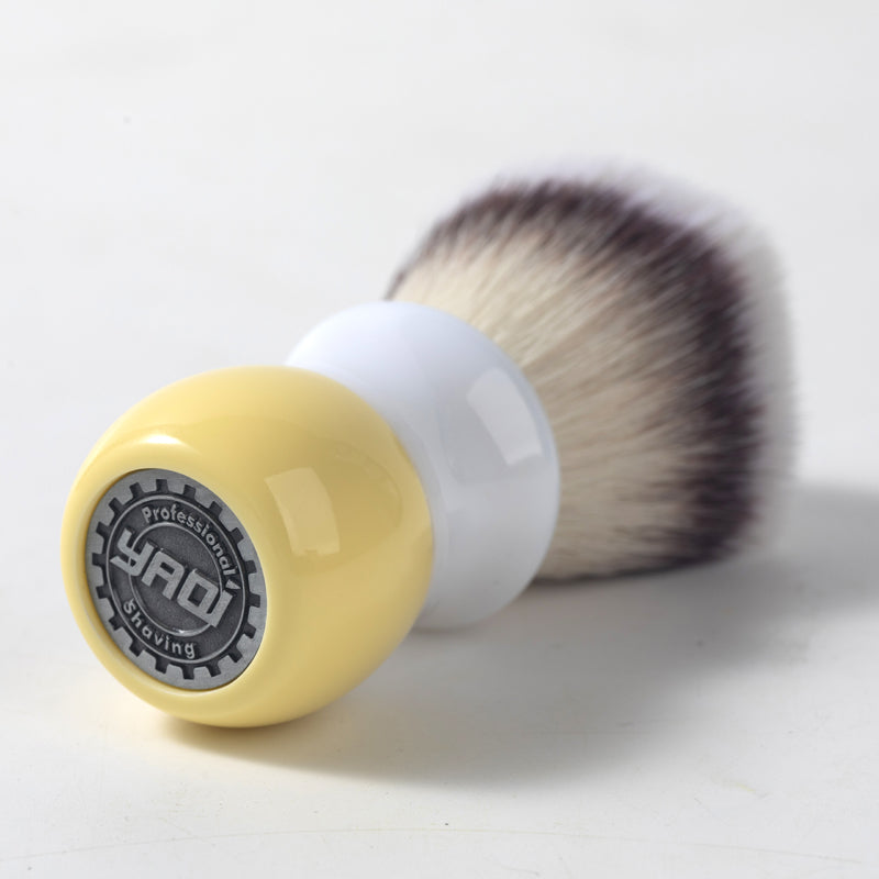 YAQI Naicha （Milk tea） Synthetic Hair Mens Wet Shaving Brush