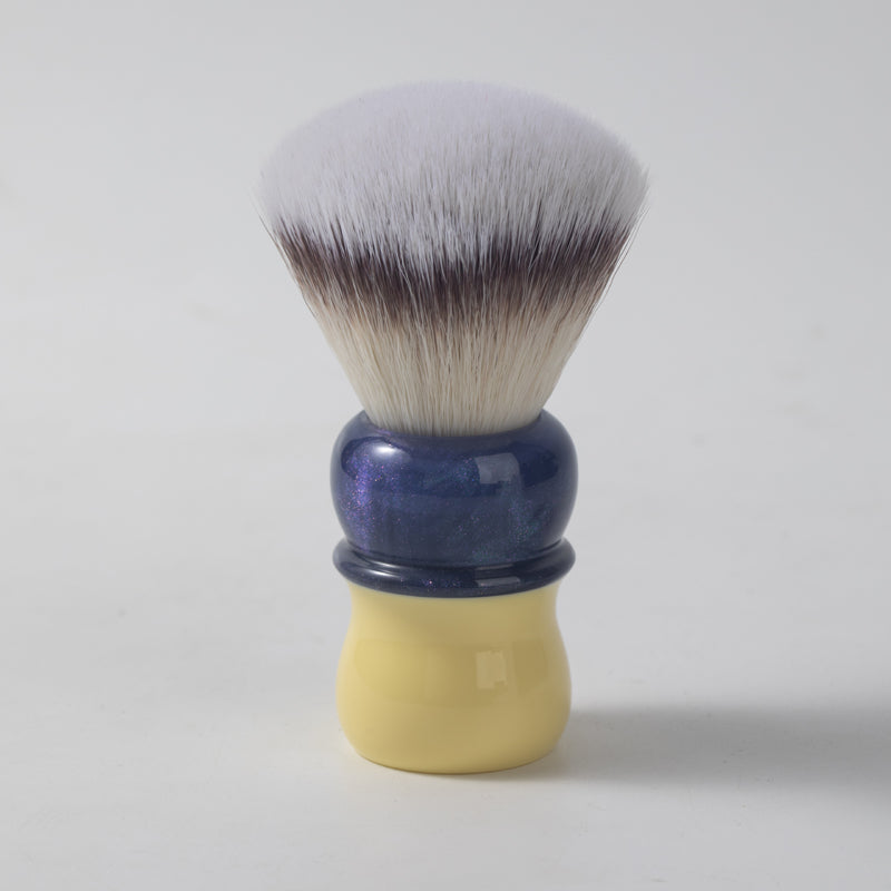 YAQI Bingcha ( Iced tea) Hi-Res Knot Synthetic Hair Mens Wet Shaving Brush