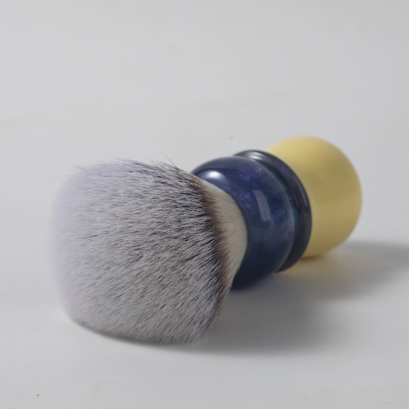 YAQI Bingcha ( Iced tea) Hi-Res Knot Synthetic Hair Mens Wet Shaving Brush