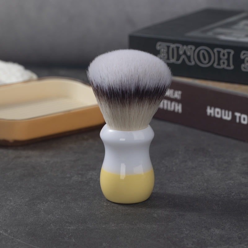 YAQI Naicha （Milk tea） Synthetic Hair Mens Wet Shaving Brush
