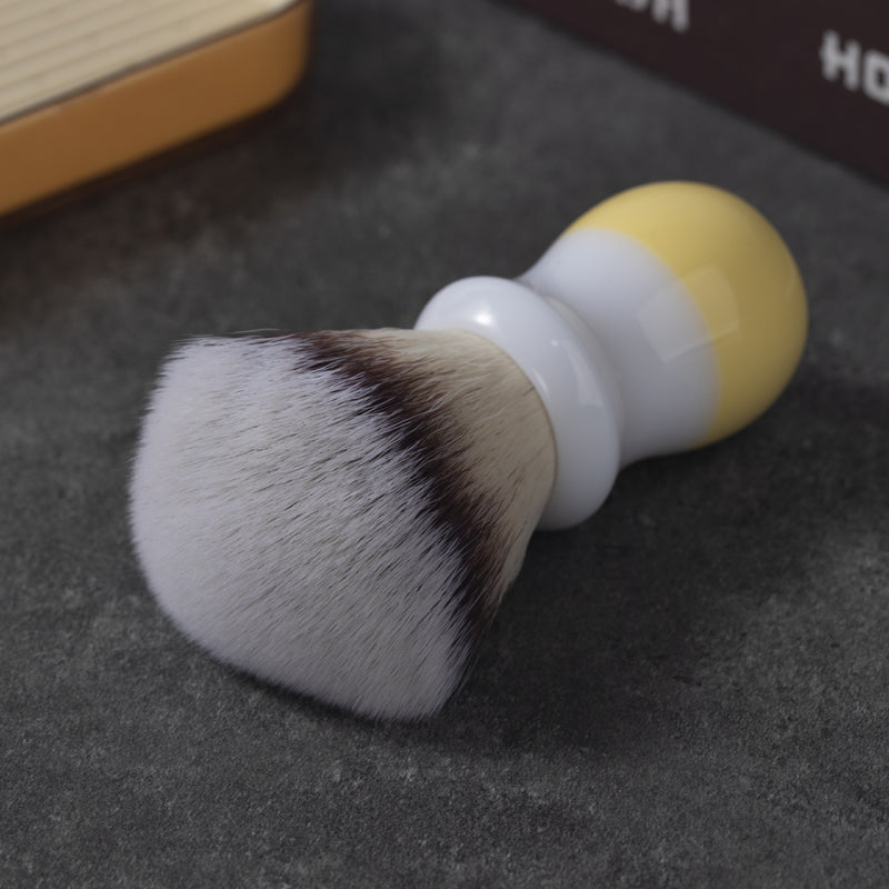 YAQI Naicha （Milk tea） Synthetic Hair Mens Wet Shaving Brush