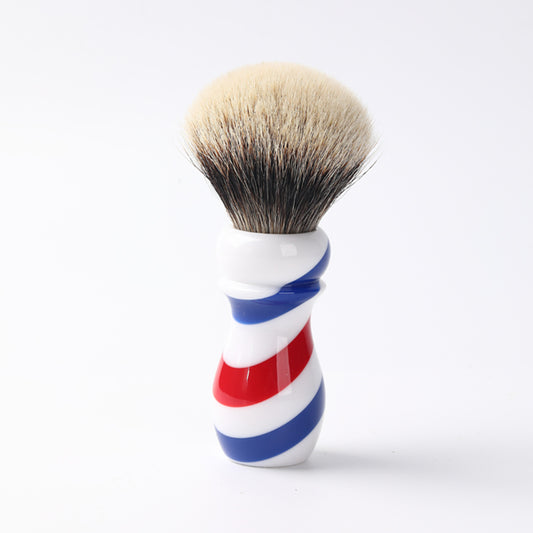 Yaqi New Barber Pole Style 24mm Two Band Badger Knot Shaving Brush