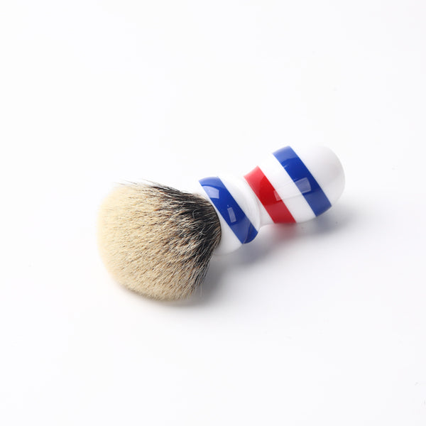 Yaqi New Barber Pole Style 24mm Two Band Badger Knot Shaving Brush