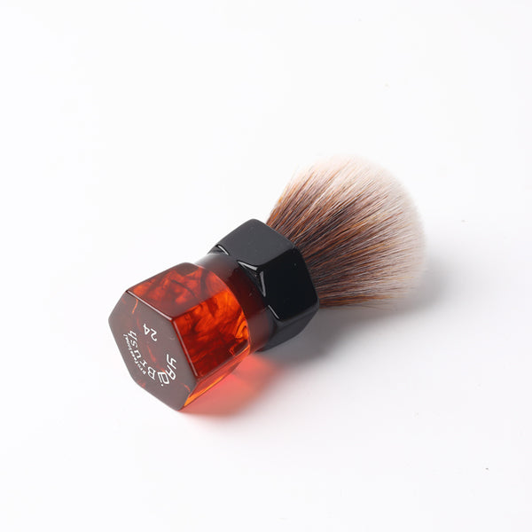 YAQI 24mm Moka Express Synthetic Hair Barbe Mens Shaving Brush