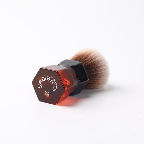 YAQI 24mm Moka Express Synthetic Hair Barbe Mens Shaving Brush