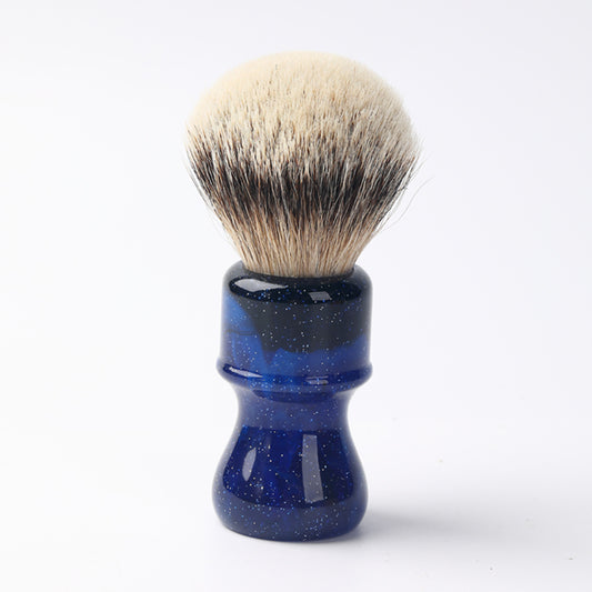 24MM Yaqi Mysterious Space Color Handle Silvertip Badger Hair Knot Men Shaving Brushes